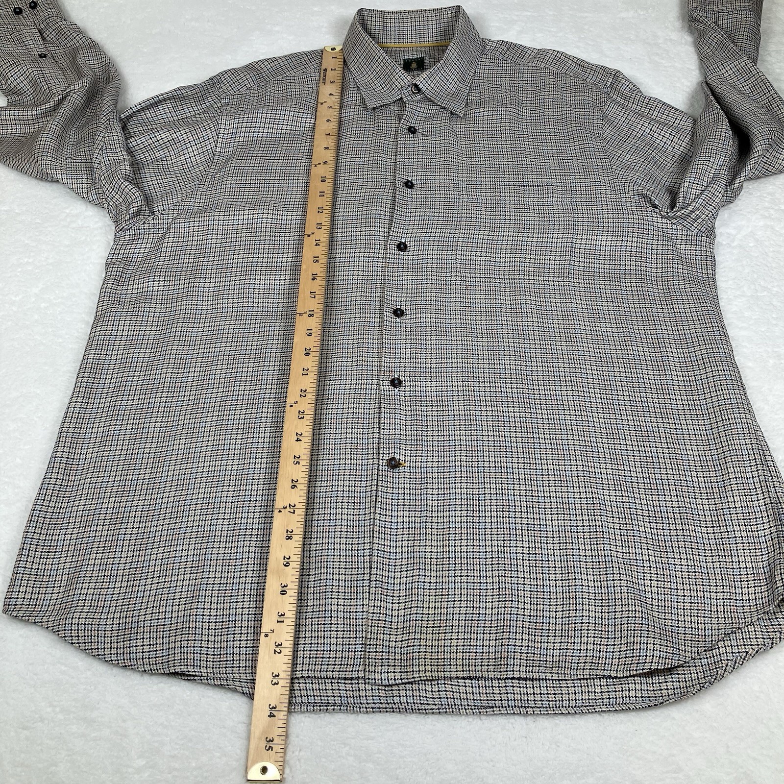 Robert Talbott 2XL Multicolor Houndstooth Pattern… - image 10