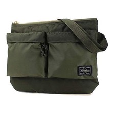Porter Force Shoulder Bag Olive 855-05458 Yoshida Bag Made in Japan Used