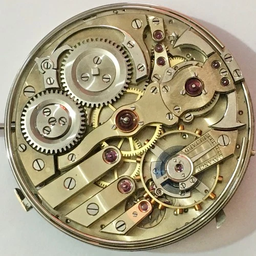 ANTIQUE SWISS MADE HIGH GRADE QUARTER REPEATER POCKET WATCH MOVEMENT WITH DIAL!.
