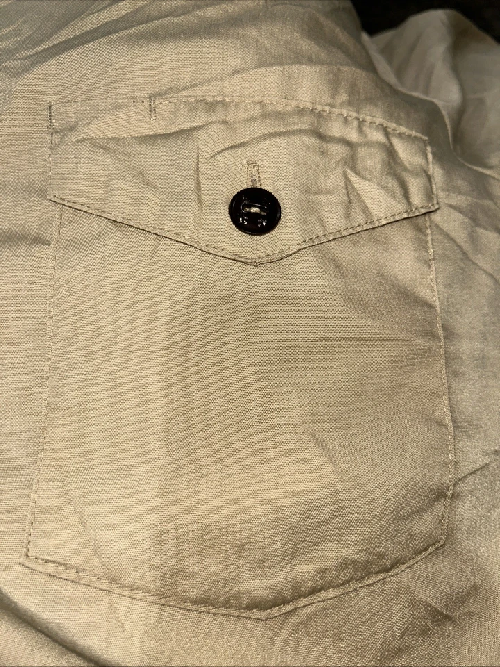 Boy Scout BSA UNIFORM SHIRT Mens  Medium Short Sleeve Tan J96 - Image 3 of 4