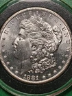1881-S MORGAN SILVER DOLLAR. MS/ BU/ PL. COLLECTORS CHOICE.++++