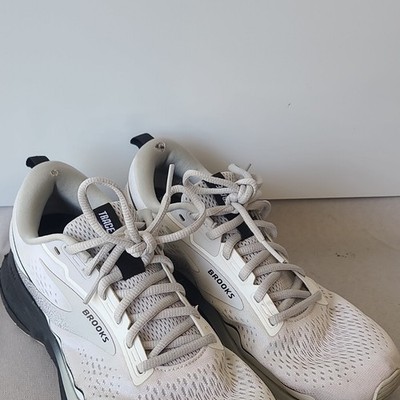 Brooks Trace 3 Women's Running Shoes White Mesh Breathable US 8.5 Wide D