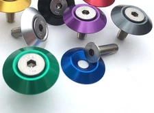 M6 Countersunk Aluminum Washer. 25mm O.D. Solid Aluminum. racing kart hardware