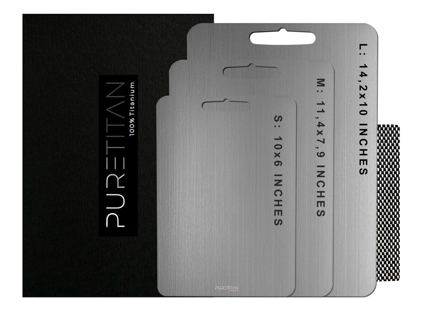 ® Non-Porous Titanium Cutting Board – Superior Hygiene, Dishwasher Safe & Non...