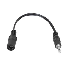 DC Convertor Cable Female Socket Jack 5.5/2.1mm Female to Male 3.5mm Mono Audio