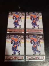2013-14 (4) Card Lot UD Young Guns Rookie RC Nail Yakupov