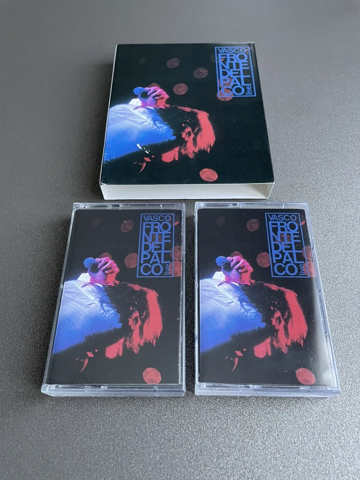 VASCO ROSSI FRONTE DEL PALCO MC MUSICASSETTA NON SIGILLATA PERFETTA RARA - Immagine 3 di 4