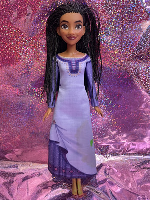 Disney's Wish Movie Princess Asha Doll TLC Dress 12” Purple
