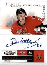 2011-12 Panini Contenders #236 Stephane Da Costa RC Auto /800 - HKY