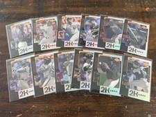 2000 UPPER DECK 2K PLUS COMPLETE INSERT SET #1-12 GRIFFEY JETER