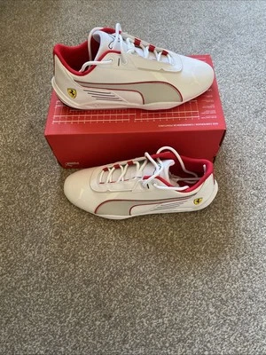 Puma Scuderia Ferrari R-Cat Machina Trainers , Motorsport Shoe White / Red UK 7 - Image 1 of 4