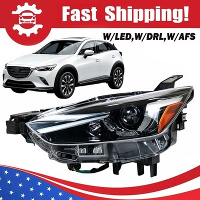 Compatible with Mazda CX-3 2019-2021 Left Driver LED Headlight Full LED AFS