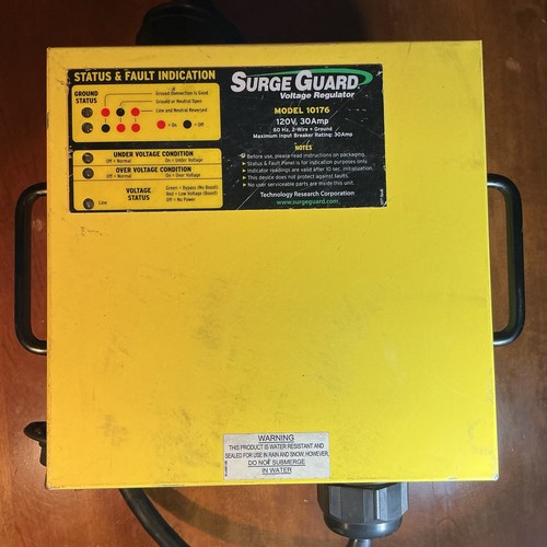 Surge Guard 10176 RV Voltage Regulator 30 Amp