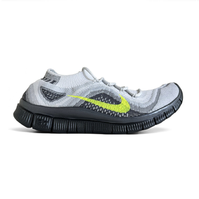 Nike Free Flyknit 5.0 Running - 2013 - Wolf Grey Volt - Size UK 8 (EU 42.5) US 9 | eBay UK
