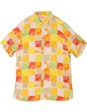 TRU Womens Loose Fit Shirt Dress IT 44 Medium Multicoloured Patchwork YV10