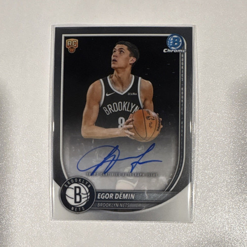 2025-26 Bowman Chrome Egor Demin Brooklyn Nets Rookie Autograph #TCAR-ED - Picture 1 of 4