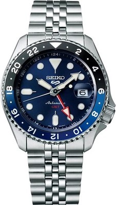 Seiko 5 Sports Blueberry GMT SKX Re-Interpretation Herrenuhr SSK003K1