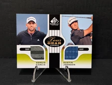 2012 SP Game Used Edition Tour Gear Combos Sergio Garcia Dustin Johnson #TG2-GJ