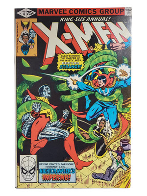 Uncanny X Men 4 King Size Annual 1980 Marvel Comics Origin of Nightcrawler Raw