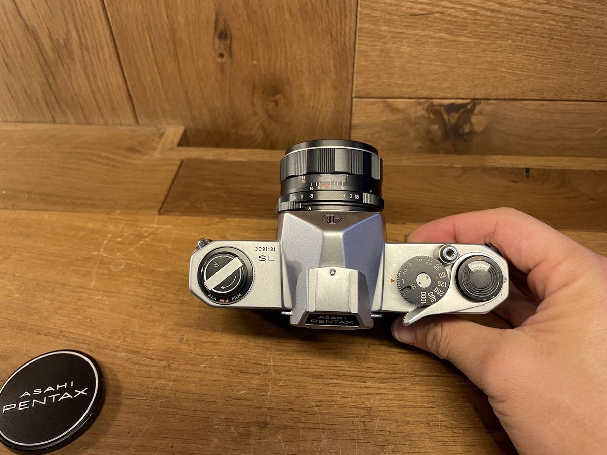 Near Mint ++* Pentax SL Film Camera Super Takumar 55mm F/1.8 Early