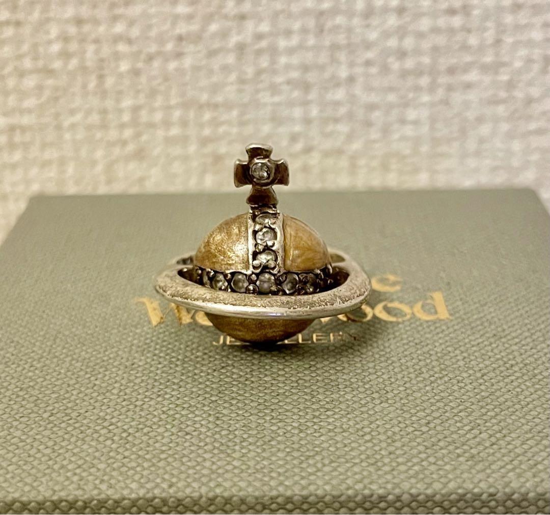 Vivienne Westwood New Solid Orb Ring Size L18 Gold Vivienne Westwood New Solid Orb Ring Size L18 Gold