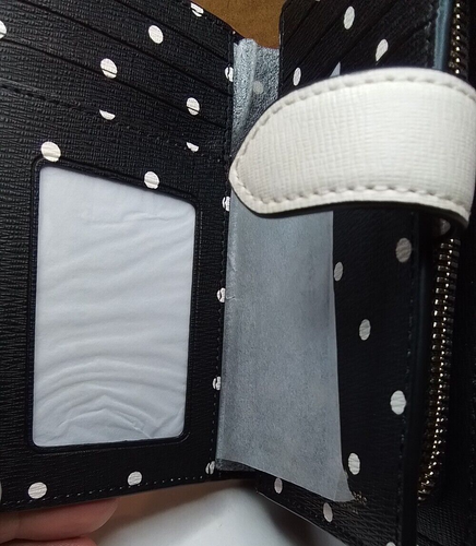 Disney X Kate Spade New York Minnie Medium Compact Bifold Wallet Mickey KG656 - Picture 3 of 11
