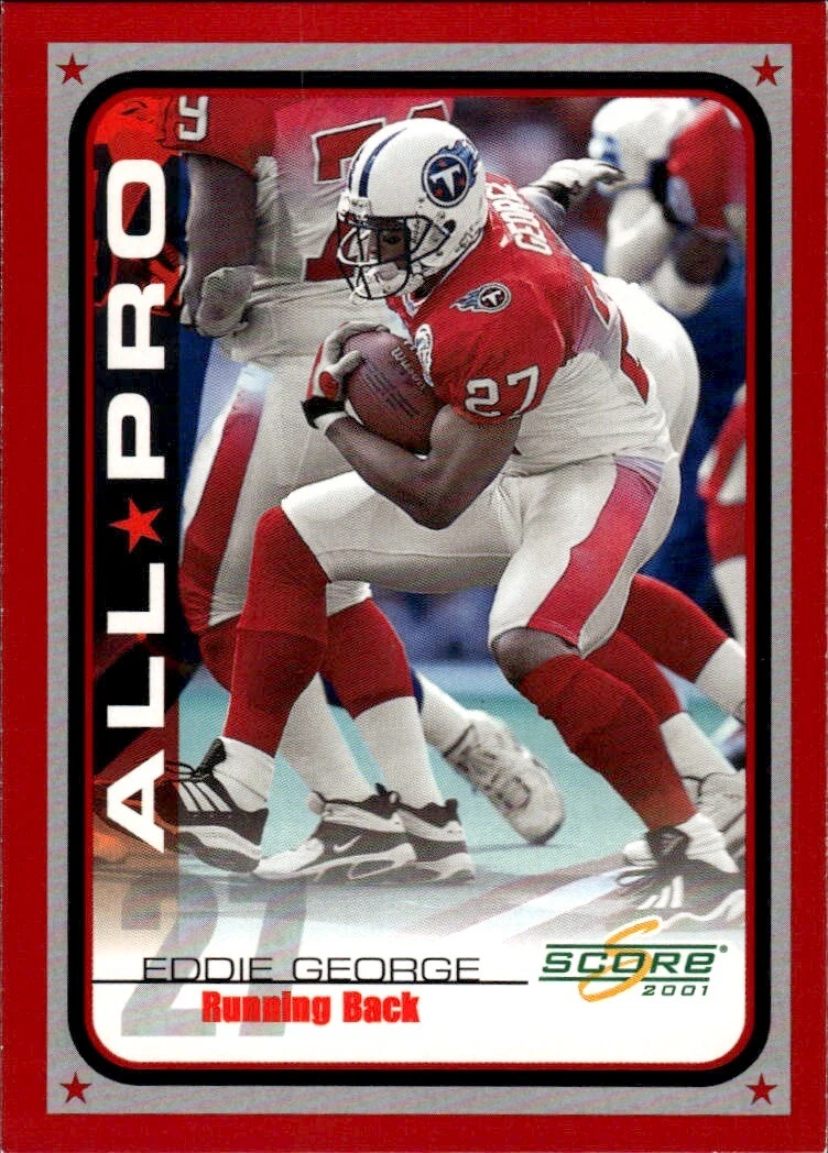 Eddie George trading card