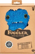FUGGLER Funny Ugly Monster Gaptooth McGoo Blue Plush Toy