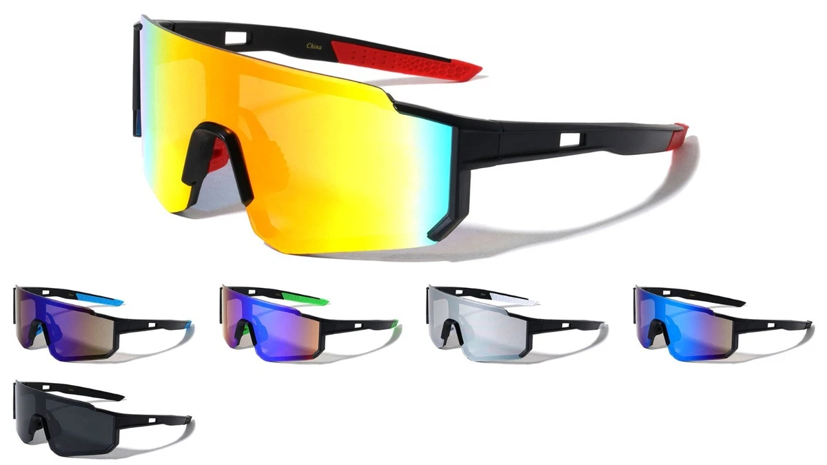 Gafas De Sol De Espejo De Gran Tamaño Para De Hombre