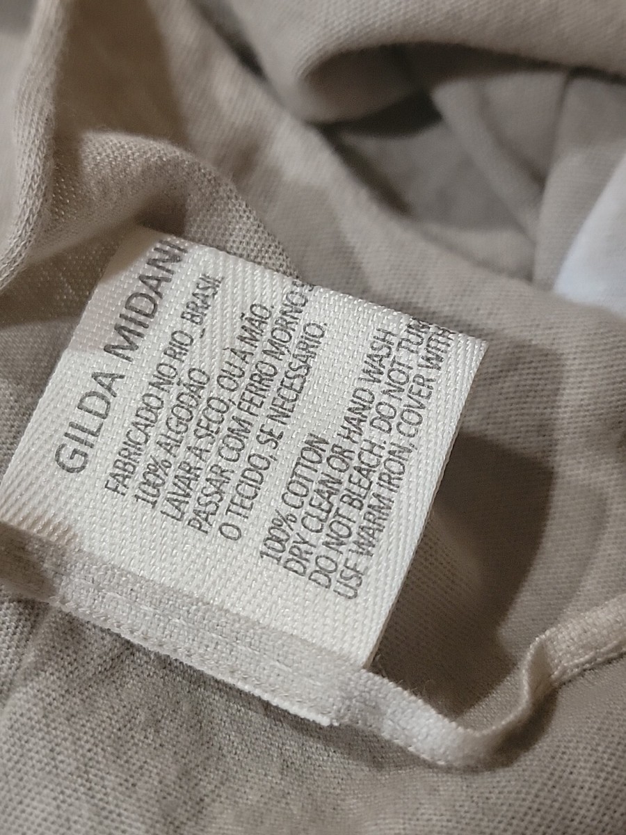GILDA MIDANI Pattern Dyed Cotton Foulard Scarf  White & Olive Green 72"×58" #5 View 6