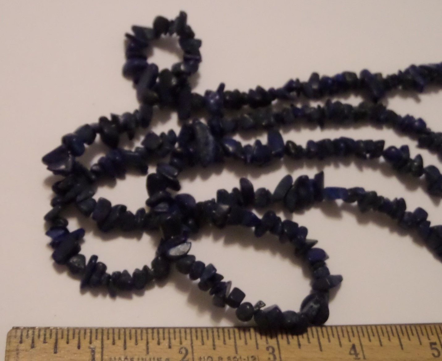 AMY KAHN RUSSELL STATEMENTS LAPIS LAZULI 40" CHIP… - image 5