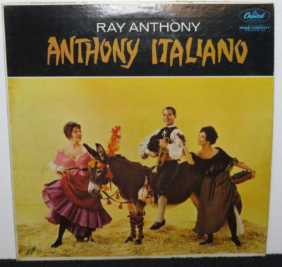 RAY ANTHONY ITALIANO (VG) T-1149 LP VINYL RECORD