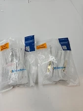 QTY 2  Cable Matters 2-Prong Extension Cords Outlet Flat Indoor 13A 125V