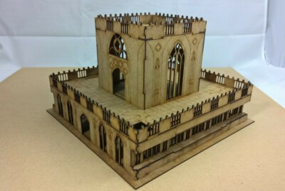 Gothic Bürogebäude Landschaft Gelände Wargames Legion Infinity Tischplatte 28mm