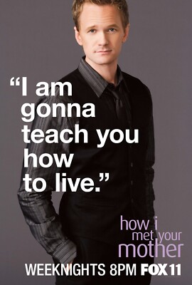 Free Same Day Shipping HOW I MET YOUR MOTHER Barney Borderless 11x17 Poster