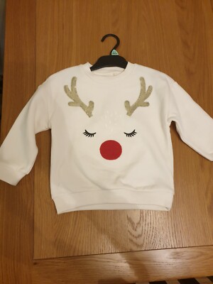 new girls tesco christmas jumper UK