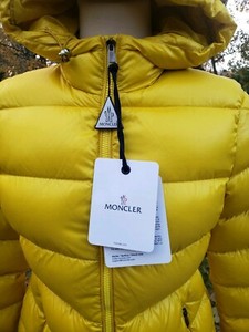 yellow moncler puffer jacket