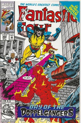 FANTASTIC FOUR #368 NEW NM/M Marvel 1992 Doppelganger Clones Paul Ryan EXCELLENT