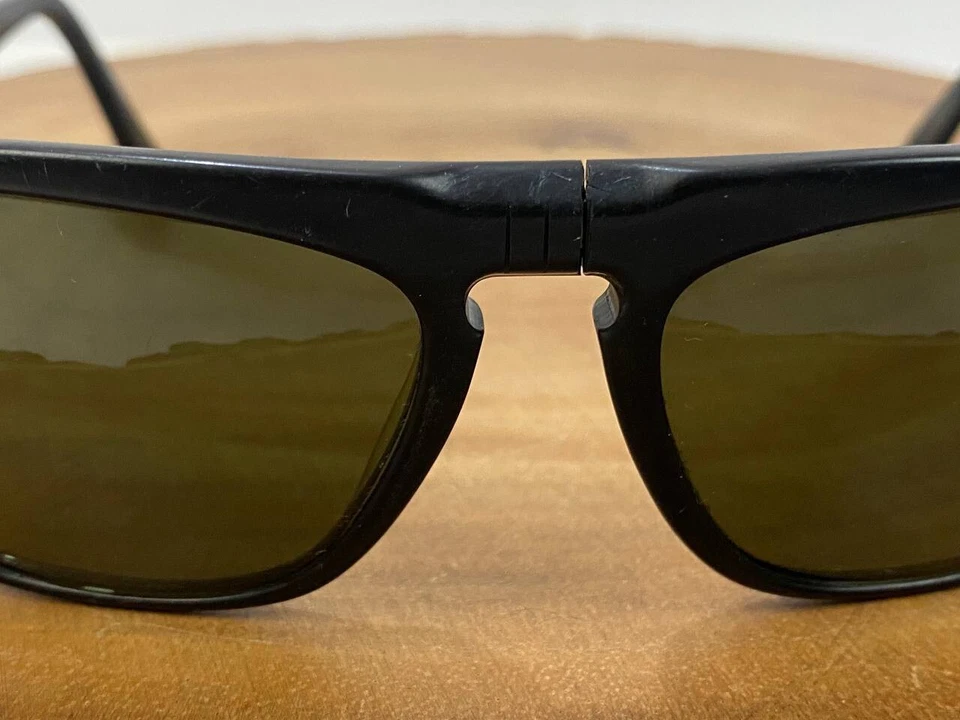 PERSOL Sunglasses As is 69233 Black Made in Italy 56 17 142 mm Pre-owned - Image 3 of 4