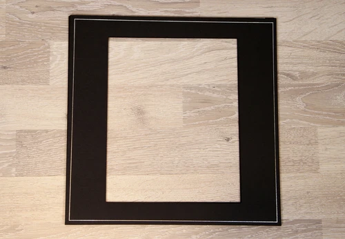 Komplettes Paket Masken und Seiten für z.B. Hochzeitsalbum Leinen schwarz 33x30 - Bild 4 von 6