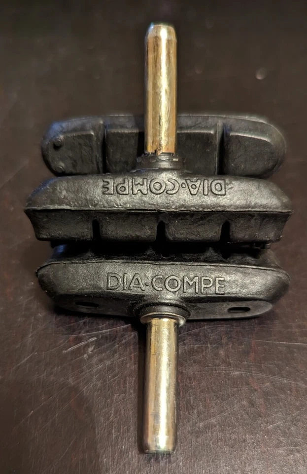 PASTILLAS DE FRENO DE BICICLETA DIA-COMPE OPC-12 CANTILEVER CANTI NEGRAS--2 PARES Foto 2 de 2