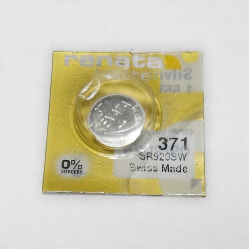 Renata Premium Watch Battery 371 High Power Replacement Gold - ADD 3 - PAY FOR 2 - Picture 3 of 3
