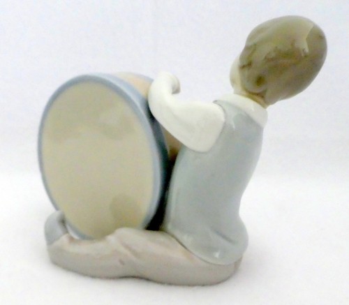LLADRO BOY PLAYING DRUM GLAZED PORCELAIN FIGURINE # 4616 RETIRED 1979 MINT - Picture 3 of 6