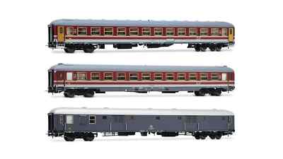Rivarossi HR4362 Set ''Alpen Express'' 2 Wagen FS Leberrot + Kofferraum