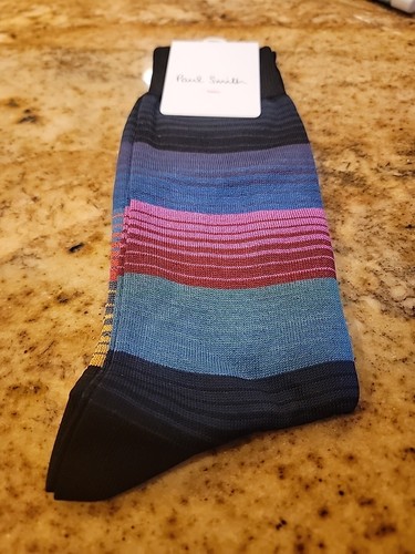 ๐ฎ๐น Paul Smith Men's Lenzo Stripe socks made in Italy ๐ฎ๐น brand new - Picture 6 of 7