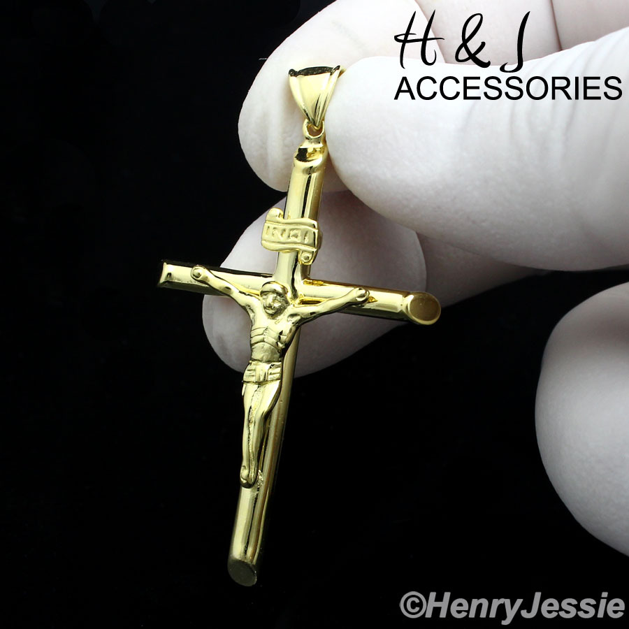 925 Sterling Silver Tiny Small CRUCIFIX CROSS PENDANT BRACELET CHARM X
