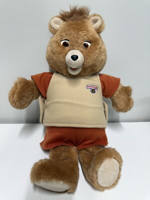 Teddyです。 Teddy Ruxpin Doll w/Cassette 1985 Vintage Worlds Of Wonder Not
