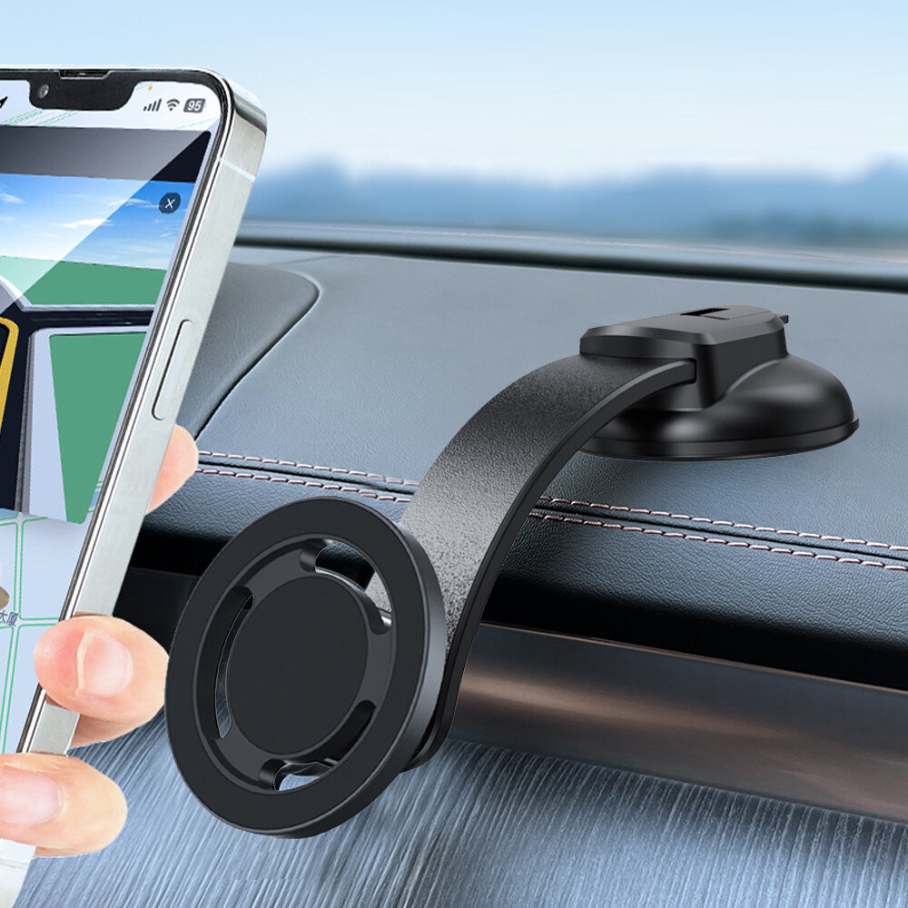 Telescopic Magnetic Car Phone Holder Stand for Dashboard Mount