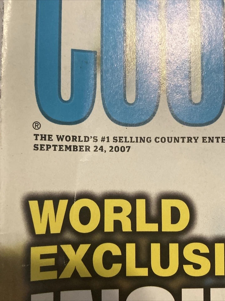 Country Weekly Magazine Kenny Chesney Bares His Soul September 2007 091117nonrh - Image 2 of 4