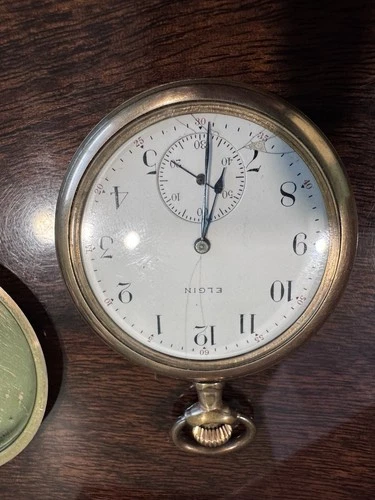 Antique Elgin Pocket Watch-warranted 20 Years Gold Filled Case Not Working
